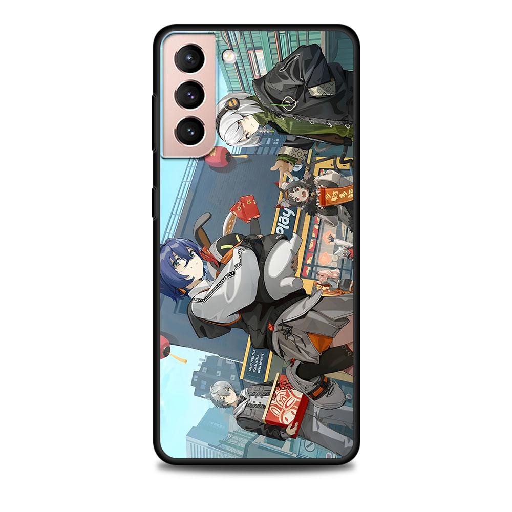 Nicole Demara Zenless Zone Zero Case for Samsung Galaxy S23 S21 S20 FE S24 S22 Ultra S10 S10e S9 Plus Soft Black TPU Phone Cover