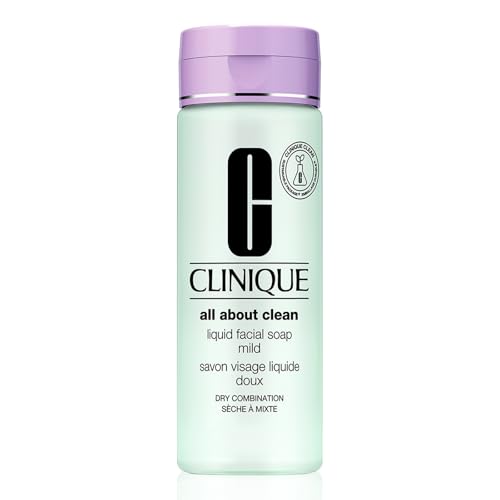 Clinique Liquid Facial Soap, Mild, 200mL | Facial Cleanser, Gift, Facial Cleanser, Liquid Soap, Dry Skin, Skincare, Cosmetics, Birthday Gift, Women s,