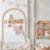 9/10Pcs DIY Wall Decor Wall Arch Decor Super Large Wood Arch Frame Scalloped Crafts Trim  Bedroom