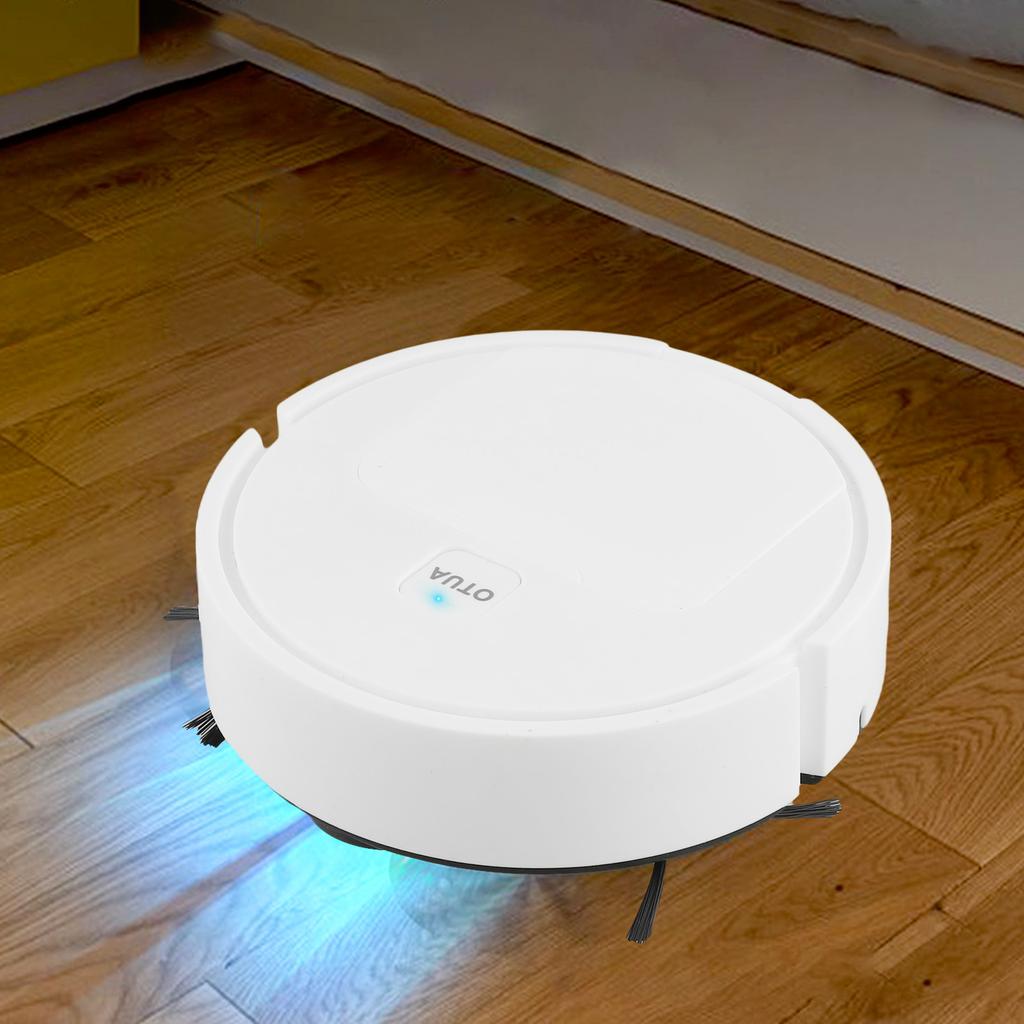Automatic Scheduling 3 In 1 Vacuum Cleaner Home Cleaning Black Cleaning Brush User-friendly Operation Hard Floor Cleaning