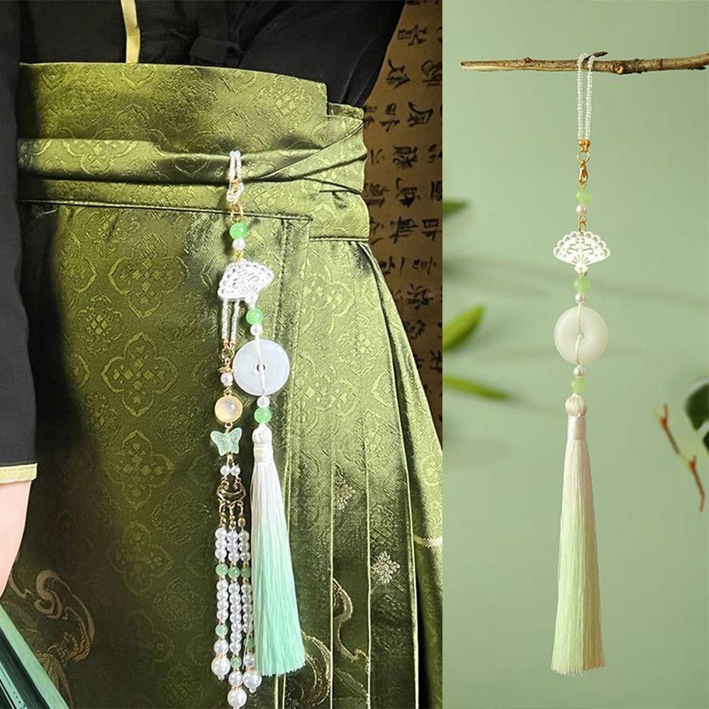 Ancient Style Hanfu Tassel Pendant Costume Waist Ornament Retro Hanfu Dress Wears  Gifts