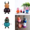 Bunte umweltfreundliche Peppa Pig Familie Freunde Actionfiguren für Kinder 25-teiliges Set