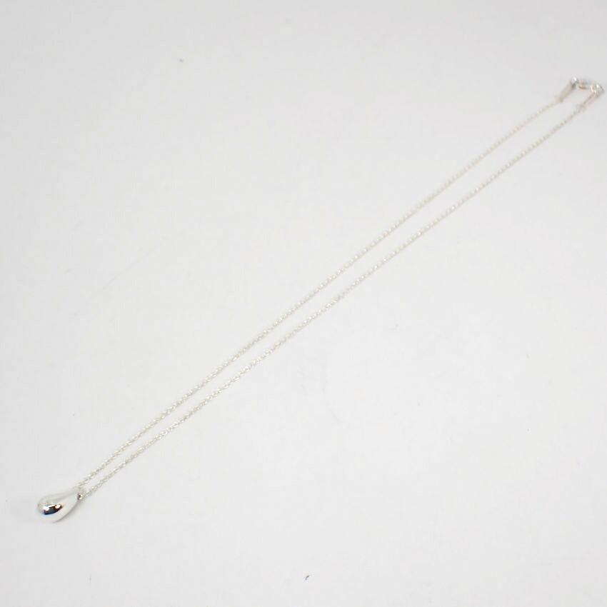 [Used] TIFFANY 925 Teardrop Pendant/Necklace/j69-10