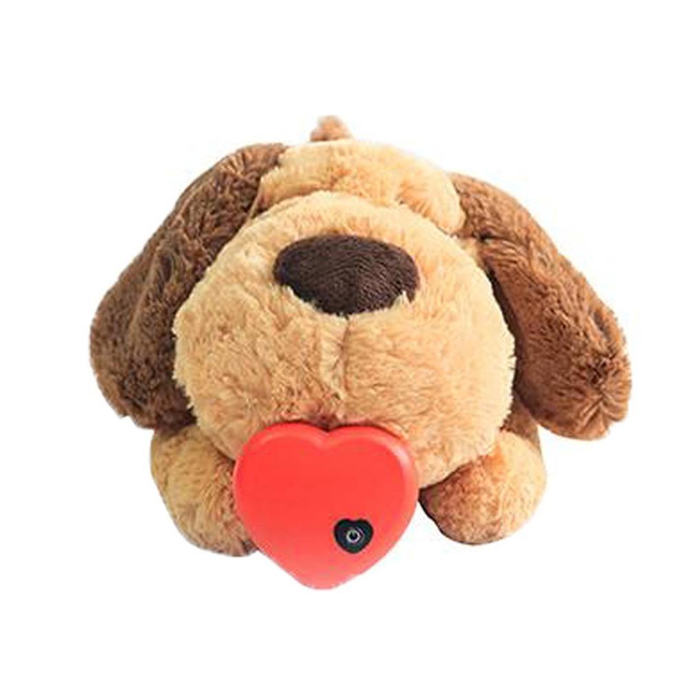 With Heartbeat Simulator Puppy Sleep Companion Anxiety Relief Cuddly Toy  Anxious Pets