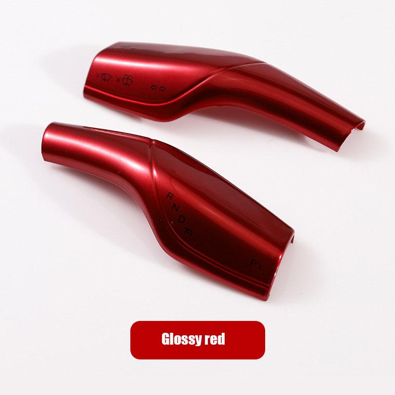 

Для Tesla Model 3/Y 2024 2024 2024 2020 Защитная накладка на рулевое колесо и рычаг стеклоочистителя, декоративная, для рестайлинга интерьера