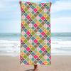 75x150cm Boho Ethnic Geometric Beach Towel Microfiber Aztec Mandala Print Bath Towel Quick Dry Soft Absorbent for Swimming Pool