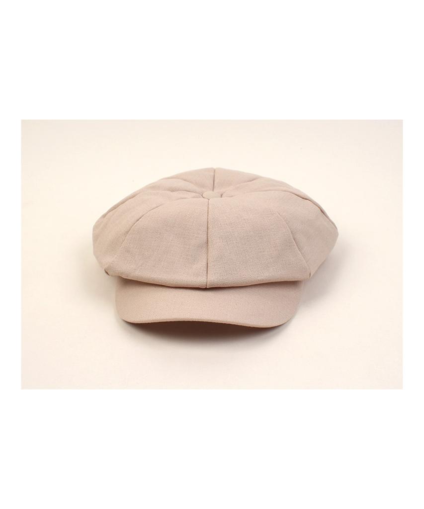 Yunibeosyeolkemiseuteuli Cool Beige Linen Newsboy Cap
