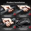 WSQK5 Leather Car Handbrake Cover Non-slip Brake Brake Protector Sleeve For BMW Performance M E87 E30 E46 E28 F35 G20 E93 F20 X3 X