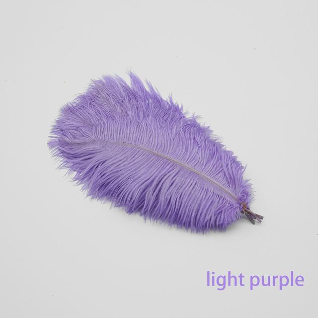 60Pcs/Lot Natural White Ostrich Feathers Handmade Craft Accessories Wedding Home Decorations