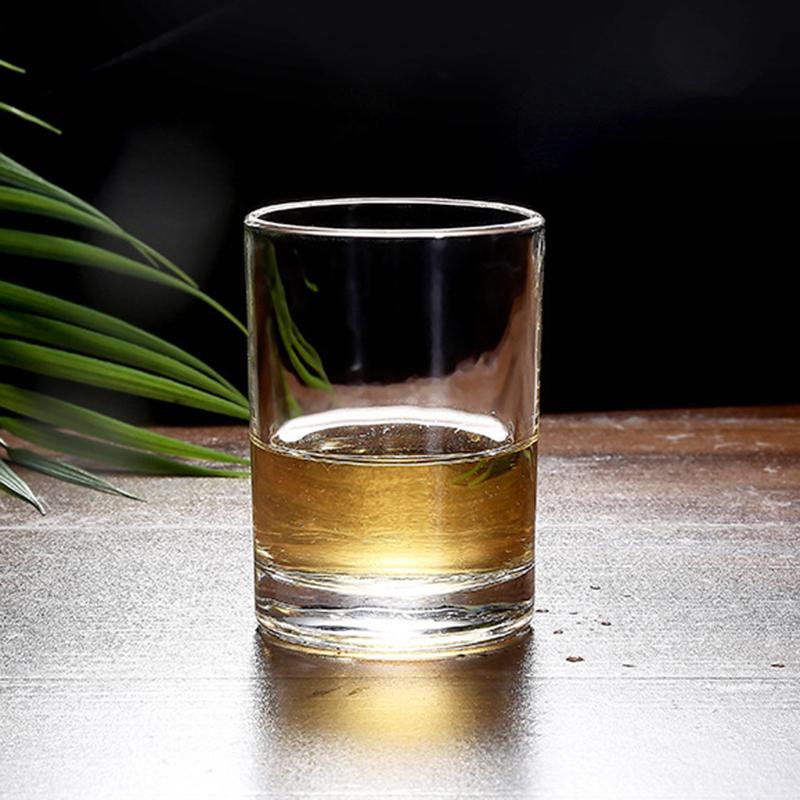 Thick Bottomed Wine Glass Vintage Juice Milk Tea Cups Transparent Beer Glass Simple Whiskey Foreign Wine Glasses Water Bottle