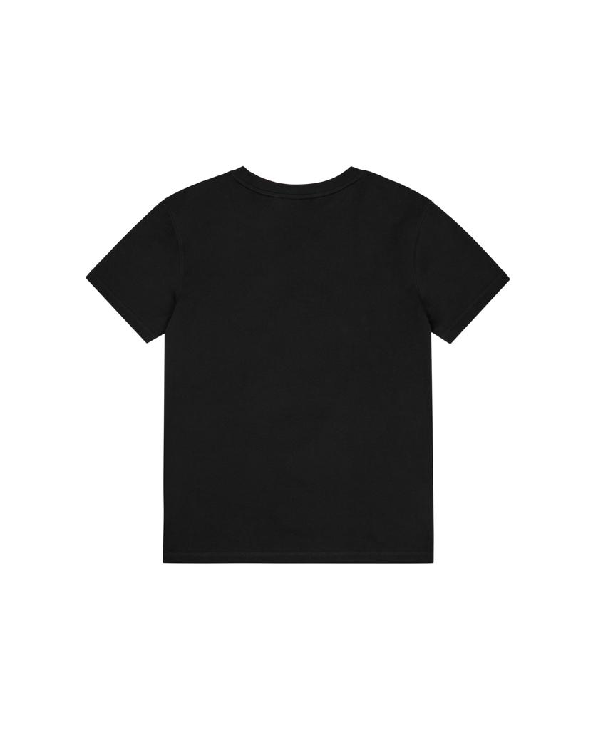 AAKAM Dino Patch Half Top (Black)