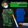 Men's Camouflage USB Rechargeable Waterproof Windproof Dual Arc Lighter