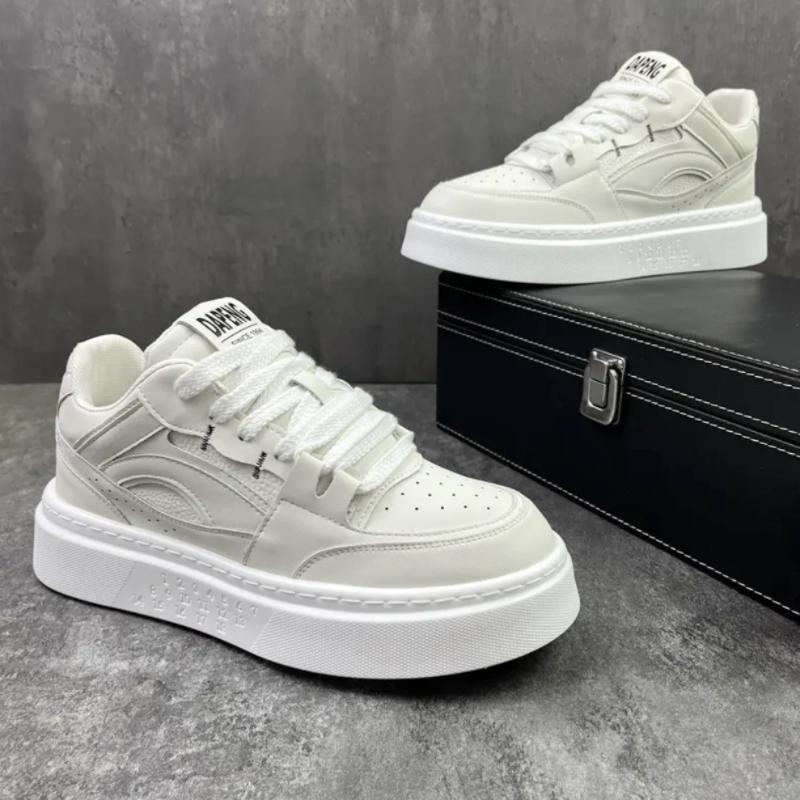 Nuove Scarpe da Skateboard Classiche alla Moda da Uomo, a Profilo Basso, Suola Spessa, Comode, Suola Morbida, Scarpe da Basket