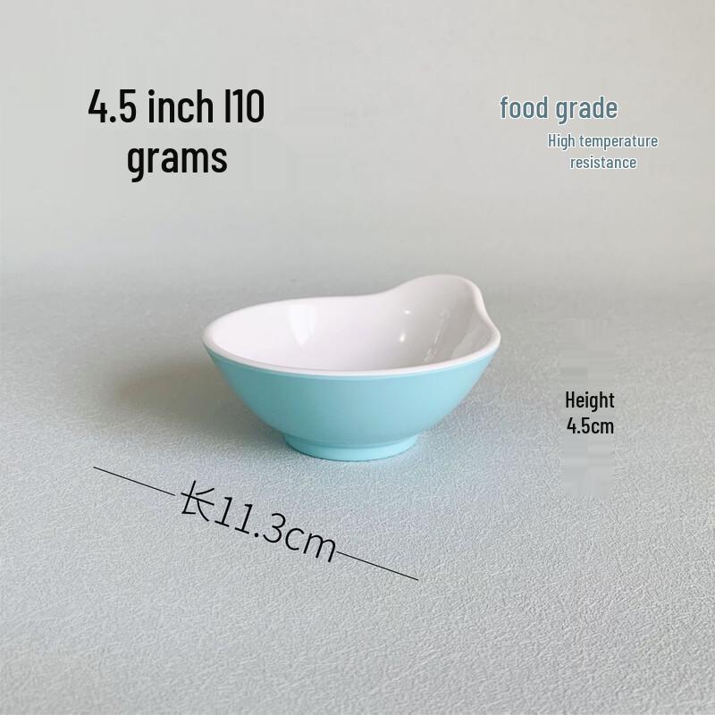 777 4.5-inch Food-Grade Melamine Single-Handle Bowl