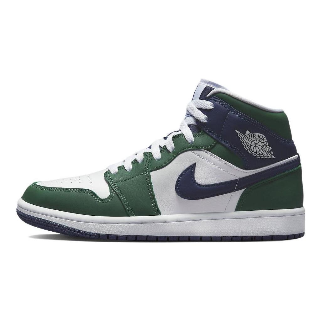 Dámské tenisky Air Jordan 1 Mid SE Noble Green Bílá Půlnoční námořnická DZ5326-300