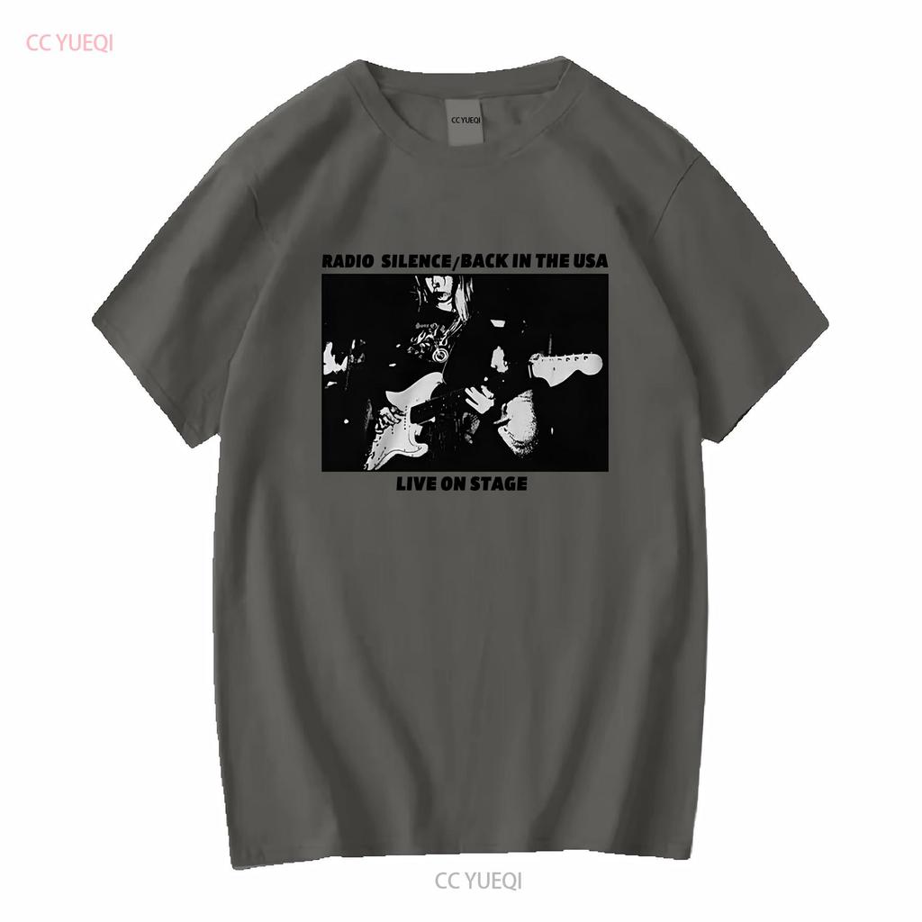 BRANDY MELVILLE JOHN GALT RADIO SILENCE LIVE ON STAGE USA SHIRT CREAM MENS L NEW vintage Washed Breathable graphic Soft