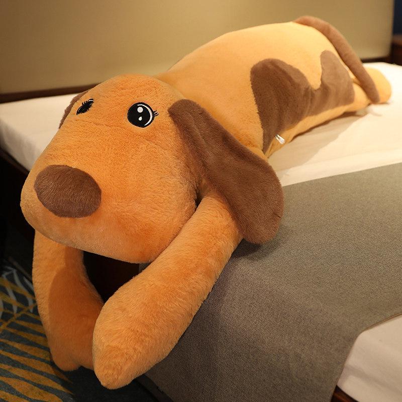 Large Plush Dog Pillow - Super Soft Unisex Hugging Doll for Bedtime