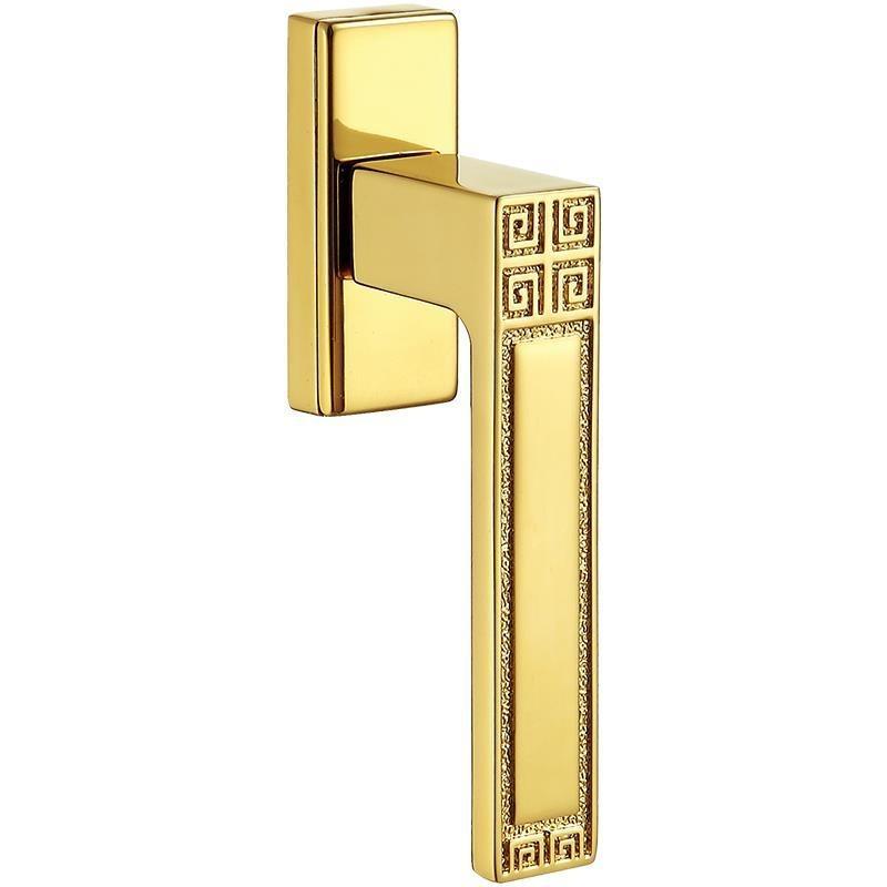 1pc Household Brass Forged Window Handle Thickened Solid Window Handle Push Window Handle Inside and Outside