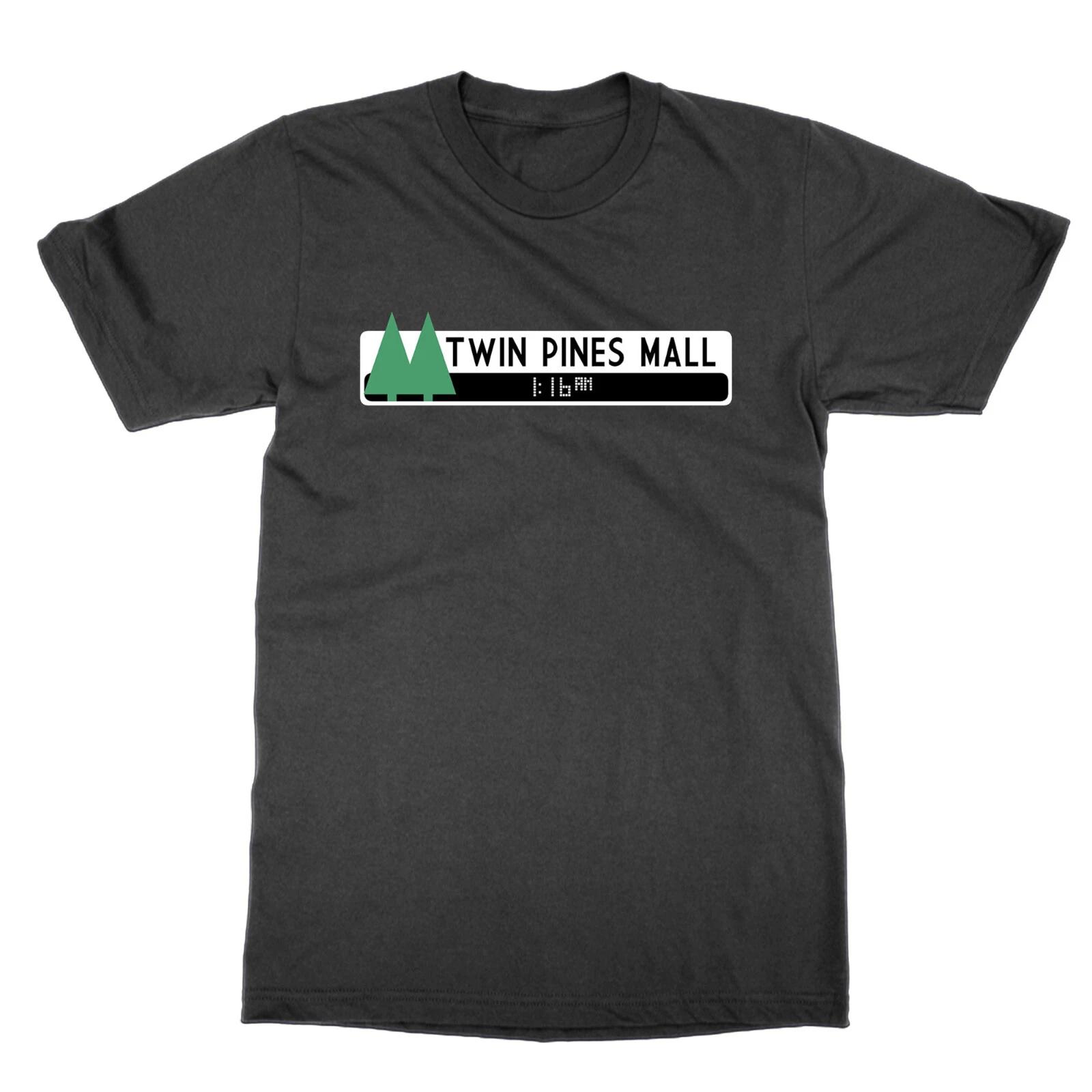 

Twin Pines Mall Logo T-Shirt Funny Nerd Back to the Future Tee Gift 2XL