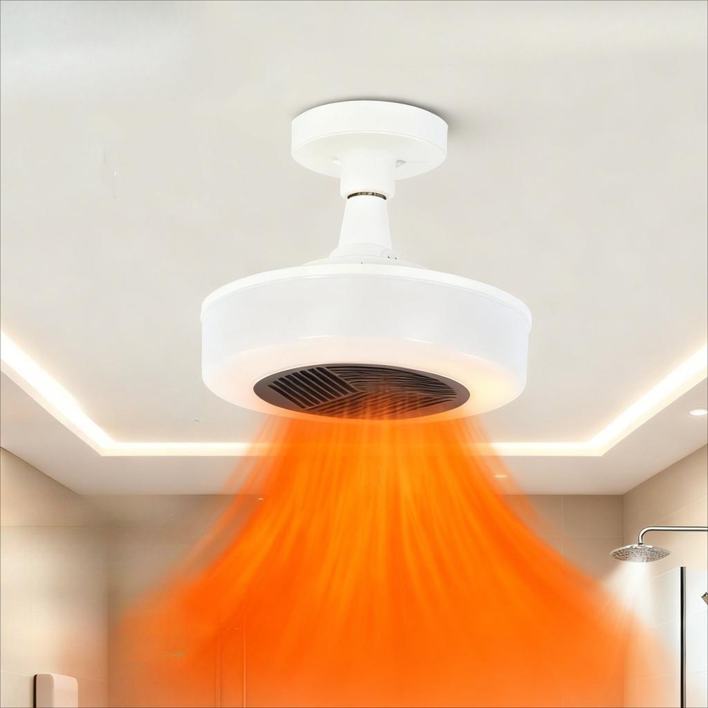 Dual Mode Fan Light with Cold and Warm Air Low-noise Fan Light for Bedroom Living Room Kid Room Study Available All Year Round