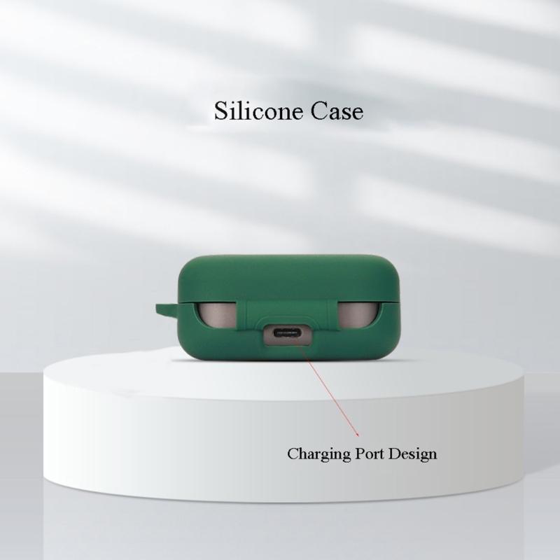 Compatible for EX Shockproof Wireless Earphone Sleeve Impact-resistant Housing Anti-dust Washable Soft Cover