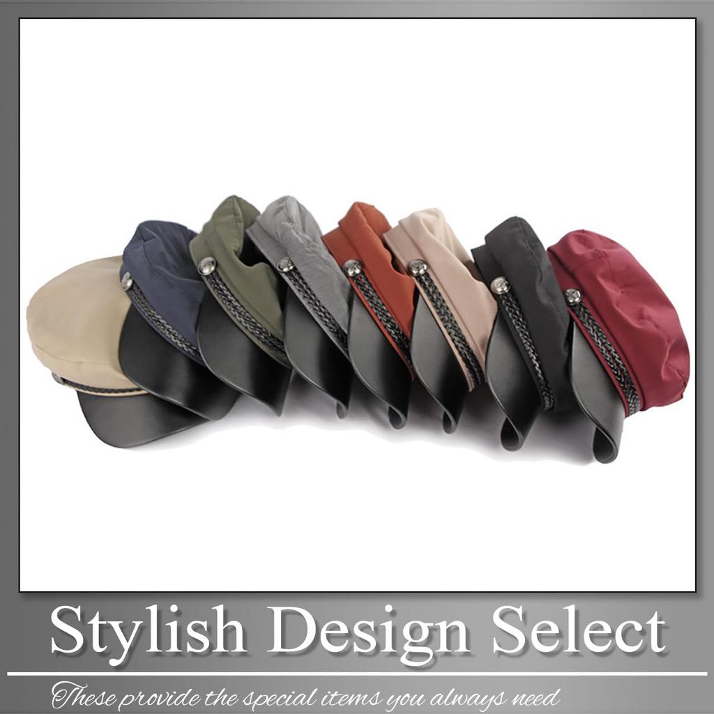 Buzz Selection Marine Cap Hat Polyester Comfortable Stylish CAP786 Black Women's