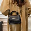 Street Casual Solid Color Shoulder Bag 2024 New Niche Hand Bag On the New Fashion Simple Messenger Small Square Bag