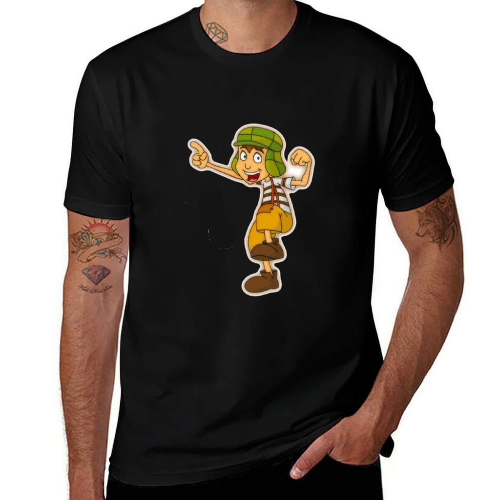 Chavo Del Ocho Karikatur T-Shirt Übergröße Street Style T-Shirt