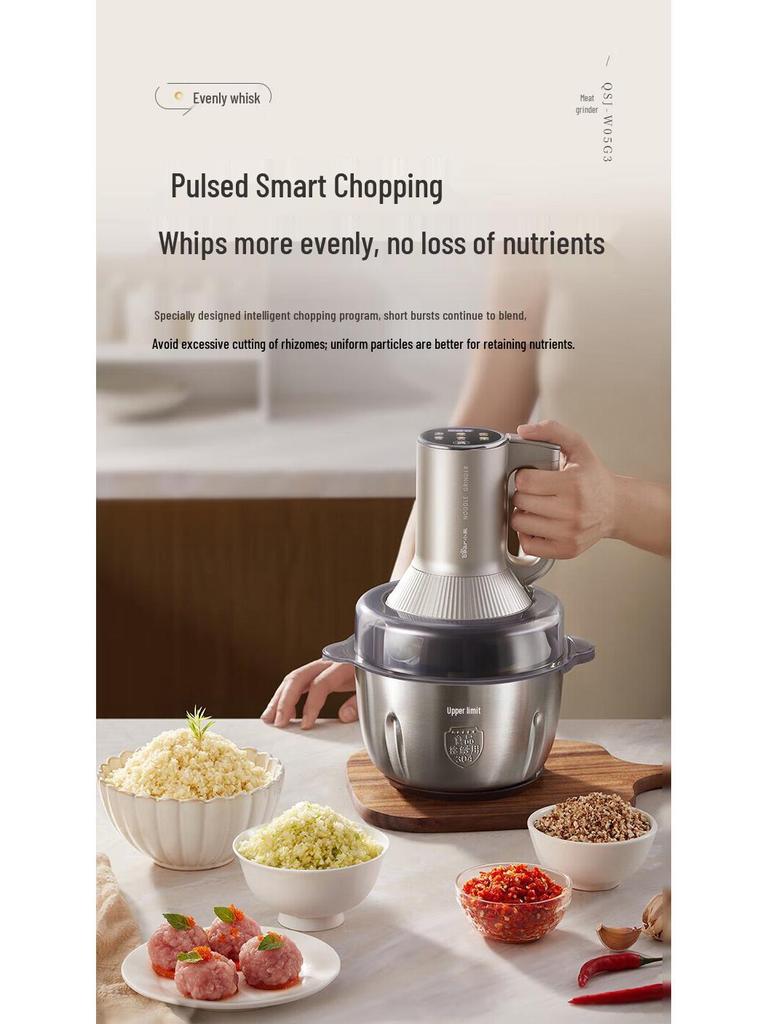 Little Bear Electric Multi-functional Meat and Garlic Grinder