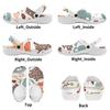 Color Print EVA Clogs Women Men Soft Comfort Slip On Ventilated Garden Shoes Beach Pool Bathroom Home Daily Shoes Home Use