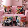 Banksy Painting Arter Cushion Cover Comfortable Reversible Pillow Cover Ideal for Car Sofa Bedroom & Beyond