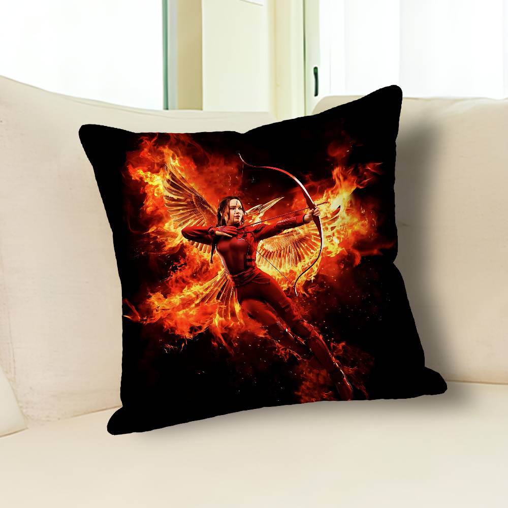 The H-Hunger G-Games-S Various Sizes Square Pillow Case For Car Home Bedchamber Decor Custom Valentine gift