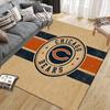 Tappeto Quadrato a Fantasia Flanella Chicago Bears, Tappeto da Area, Tappeto per Soggiorno Camera da Letto Divano Stanza dei Giochi Decorazione, Tappetino Antiscivolo
