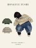 Customized 2024 Spring Kids' Striped Long Sleeve Unisex Korean Style Hoodie