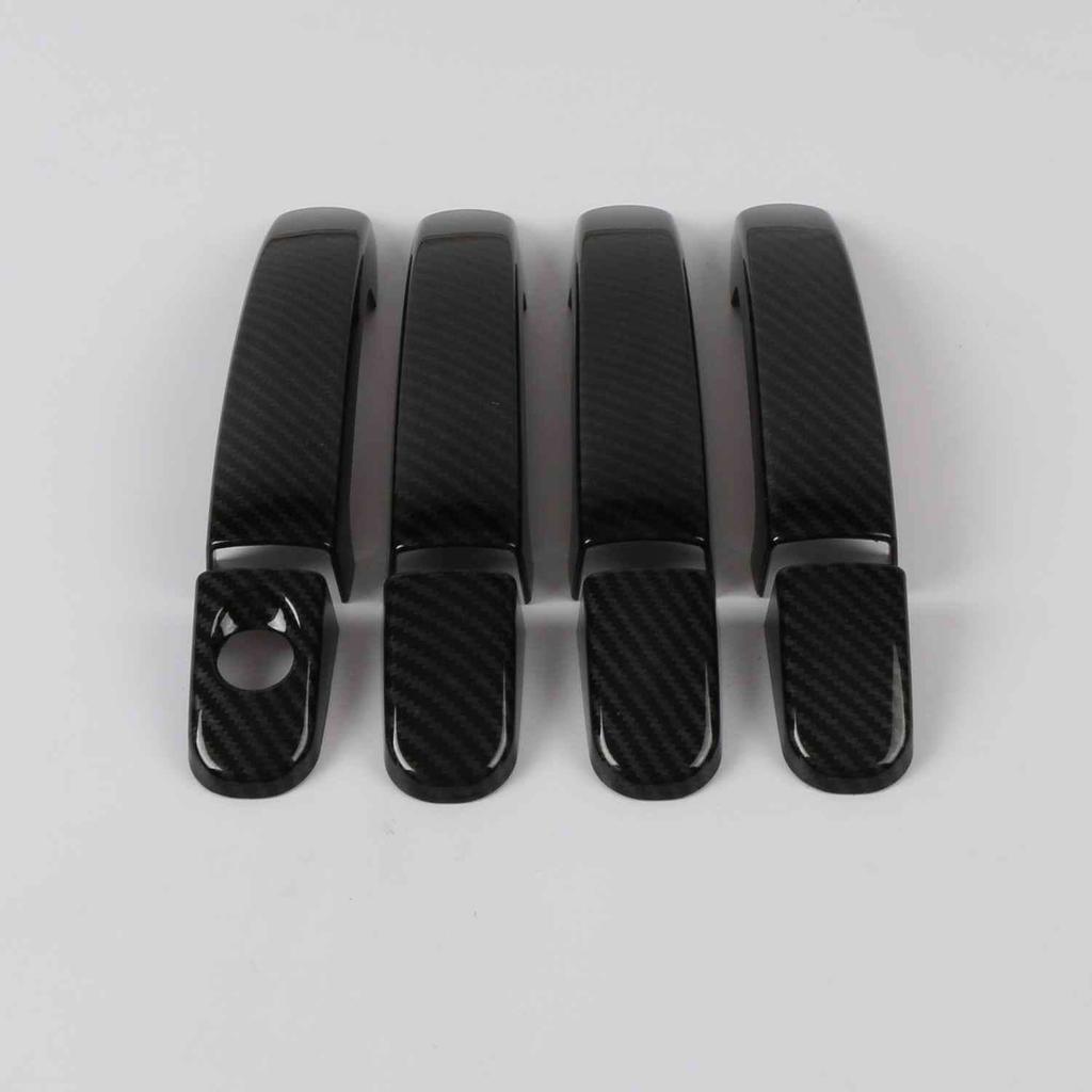 For Ford Focus 2012 2013 2014 2015 2016 2017 2018 ABS Chrome Glossy Black Sticker Car Door Handle Cover Trim Styling Accessories