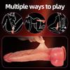 Velké realistické dildo pro ženy začátečnice Posuvná kůže předkožka Anální pochva Bodová stimulace G Umělý penis sexuální hračka masturbátor