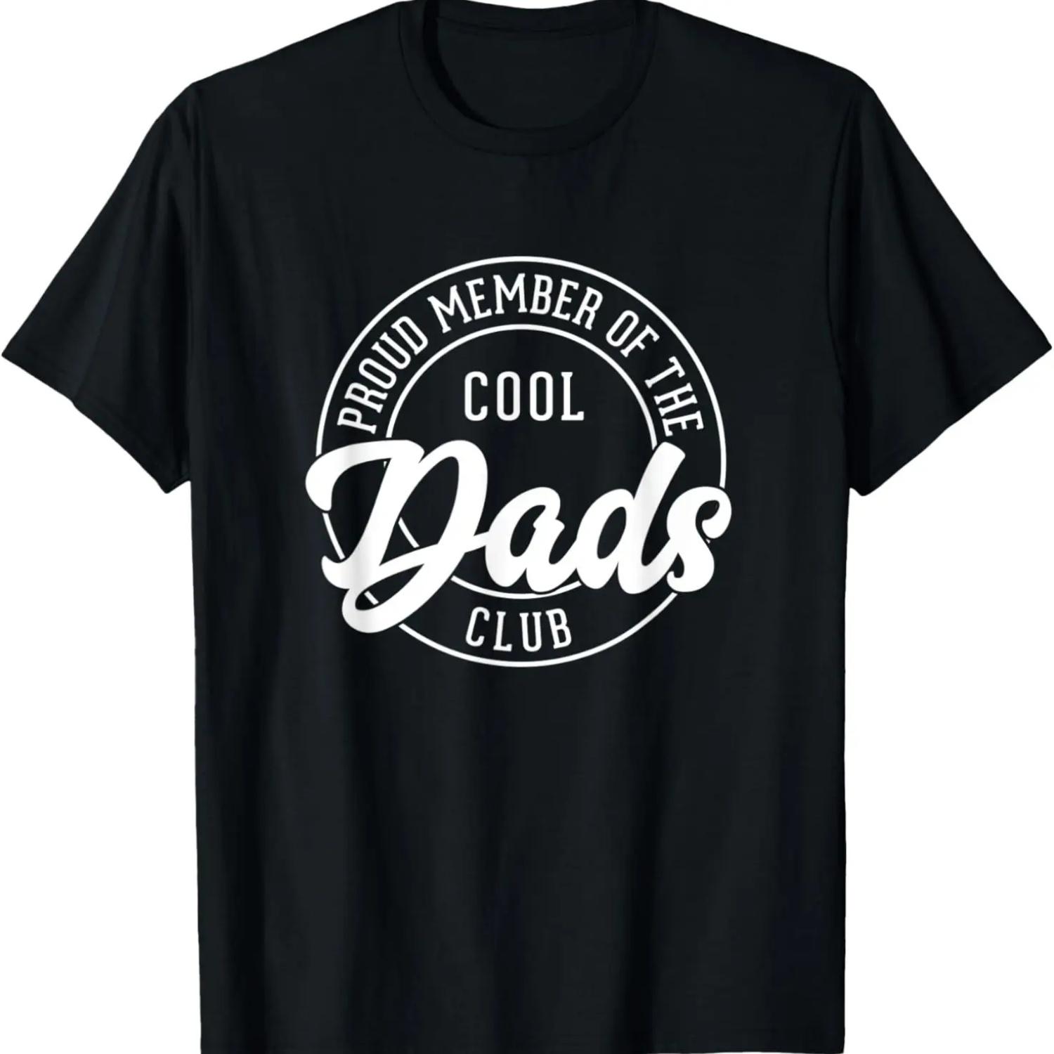 

Mens Proud Member of The Cool Dads Club Funny Daddy Father T-Shirt S