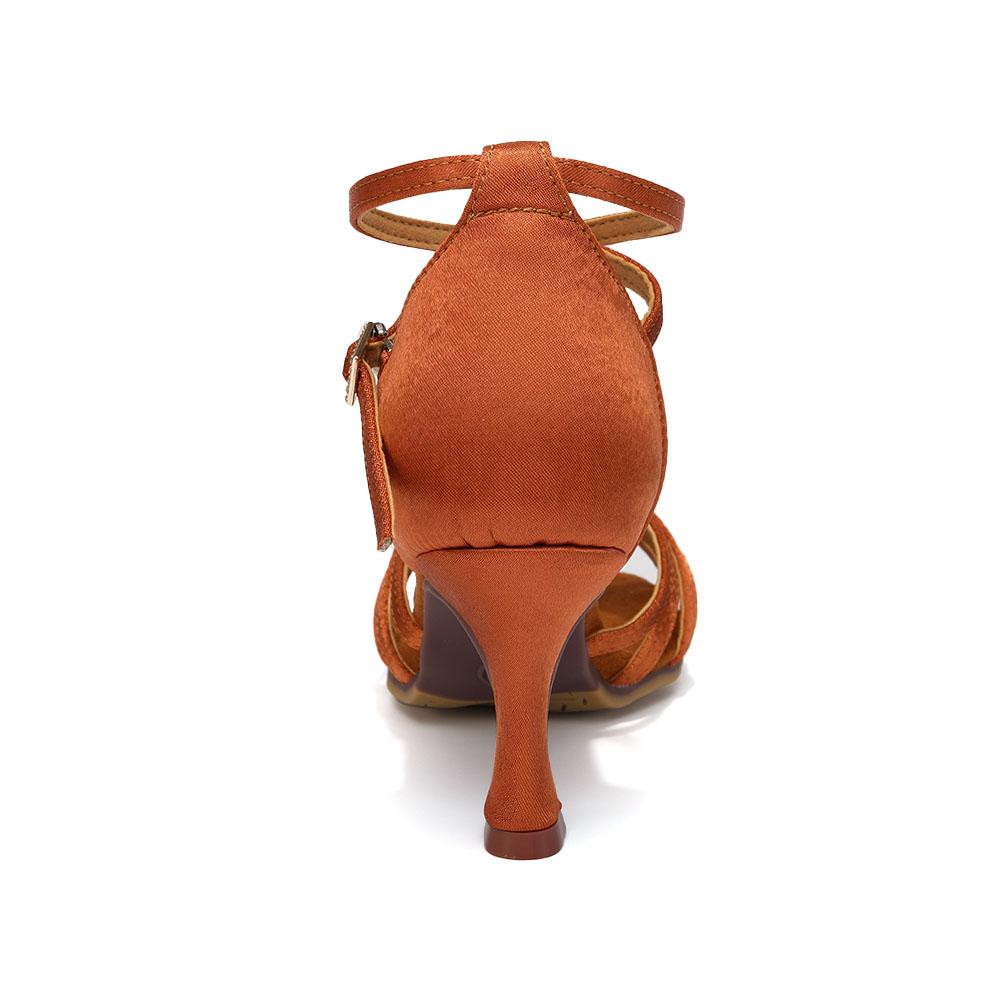 Damen Mädchen Latein Tanzschuhe Ballsaal Tango Salsa Party Schuhe für Damen High Heel 7CM