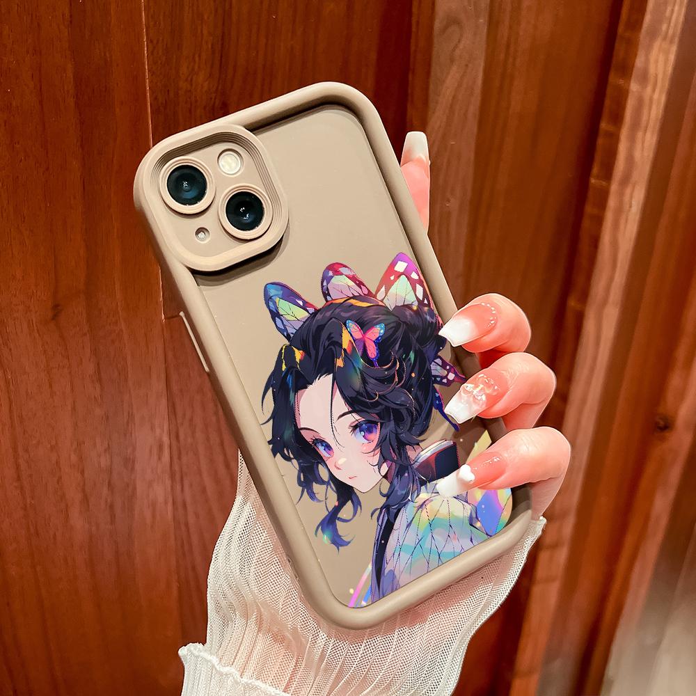 Soft Silicone Square Ladders Cartoon Pattern Full Cover Camera Protection Shockproof Case for OPPO Reno Realme OnePlus