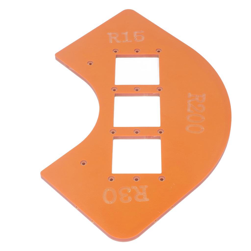 Radius Jig Router Template R15 R30 R100 R200 Woodworking Corner Radius Guide for Cabinet Wardrobe