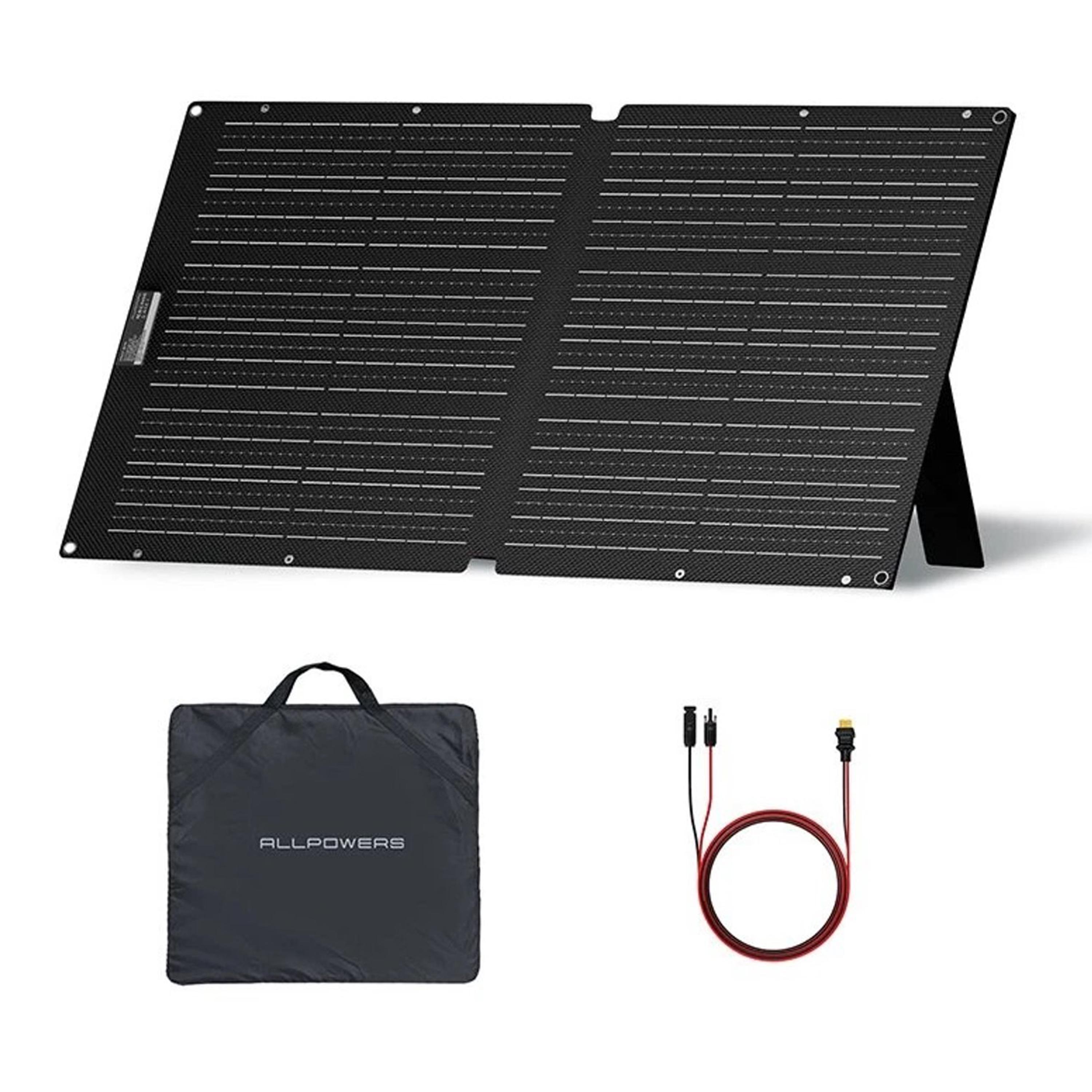 wonderful place Allpowers SE100 100W Zonnepaneel, IP68 Opvouwbaar Zonnepaneel, 25% Efficiëntie Monokristallijne Zonnepanelen Voor S & R Serie Draagbare