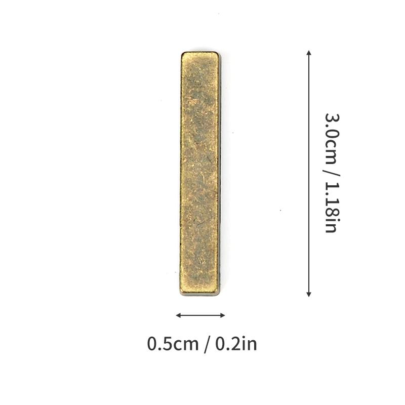 1Pcs Metal Self Adhesive House Number English Alphabet Letters for Apartment Room Door Plate Table Mailbox Number Stickers 3*2cm