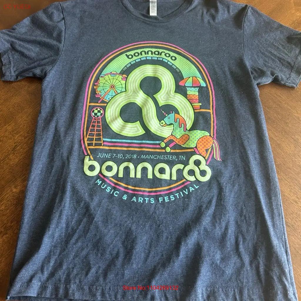 Bonnaroo 2018 Lineup Eminem Killers Muse T Shirt Blue Gray Medium Vintage Stylish Slightly Soft Comfortable Stretched