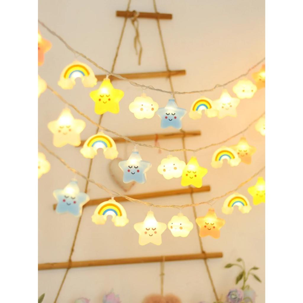 Star colored lights, flashing lights, string children's room tents, decoration lights, outdoor camping atmosphere lights