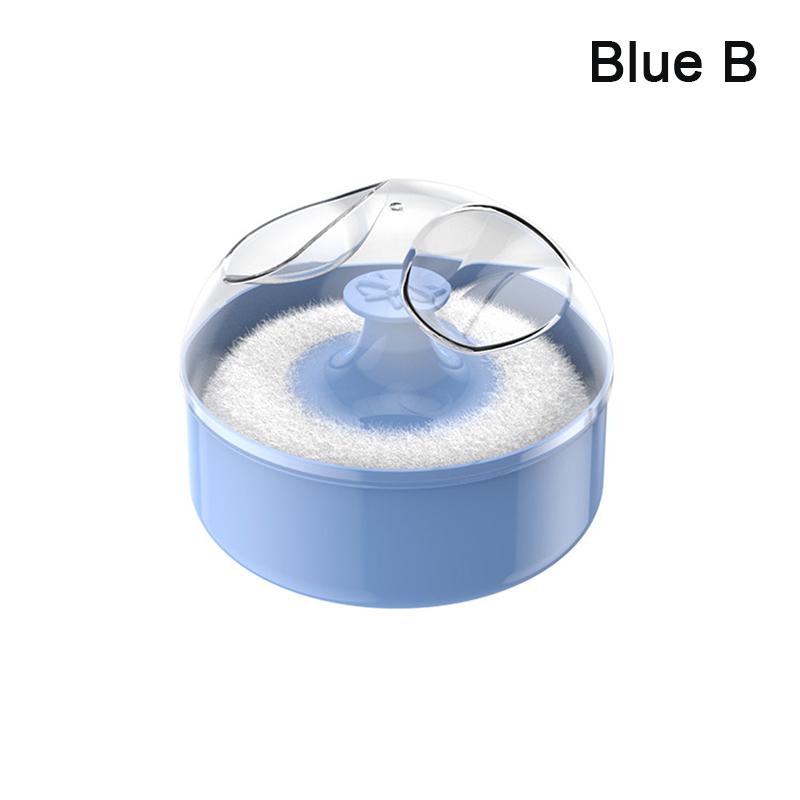 Talcum Powder Powder Puff With Box Baby Soft Face Body Cosmetic Powder Puff Talcum Powder Sponge Box Case Container