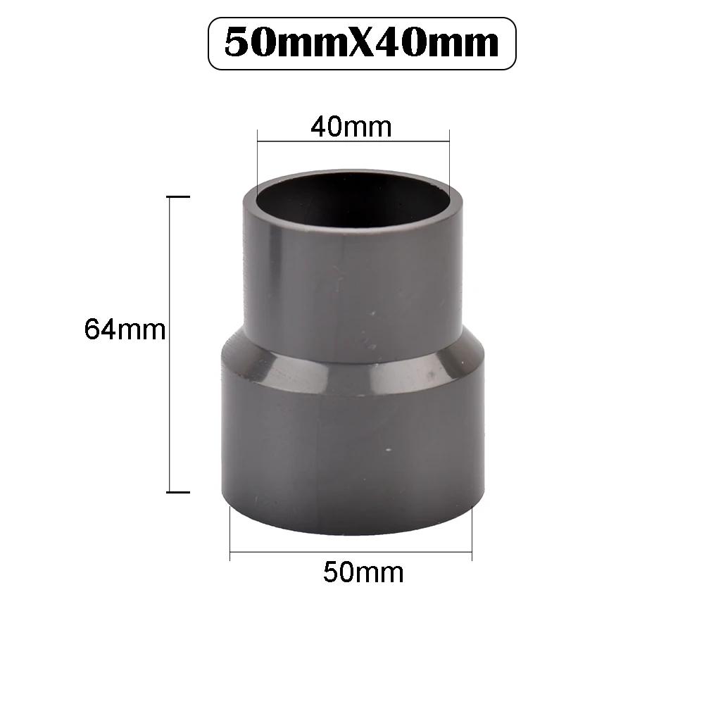 20/25/32/40/50mm Gartenbewässerungsschlauchfittings PVC Gerade Reduzierstücke Wasserrohr Aquariumadapter