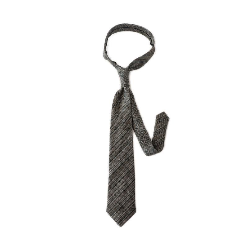 Men's Korean Style Formal Business Ties - Spring/Summer Collection (8CM, Simple Lines, Red/Coffee/Beige Series, Hand-tied)