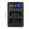 Dual Channel LCD USB LP-E10 Battery Charger Replacement for  EOS 1100D, 1200D, EOS Rebel T3, EOS Rebel T5 Camera