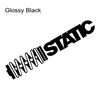 STATIC Slogan Car Windshield Banner Stickers  Waterproof Automobiles Windscreen Vinyl Decals Car Styling Decoration Accessories