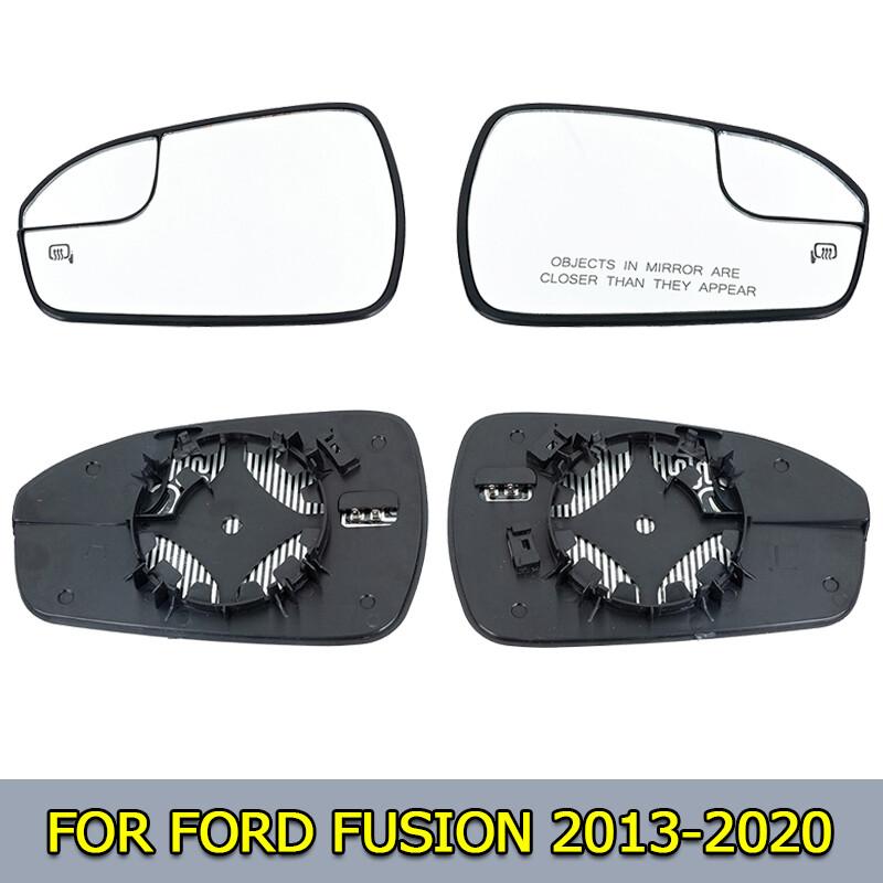 For 2013-2020 Ford Fusion Side View Mirror Glass Power Heated Left + Right